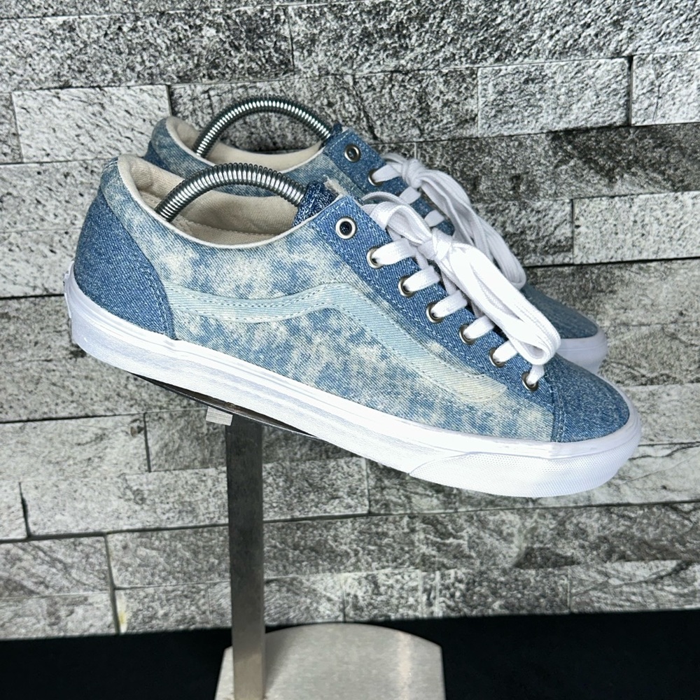 Vans Old Skool Acid Wash Denim Sneakers - MNS9.5/WMN11